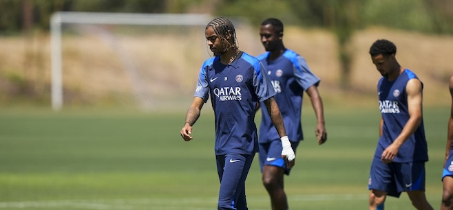 Bradley Barcola fait son retour à l'entraînement : Ousmane Dembélé toujours absent